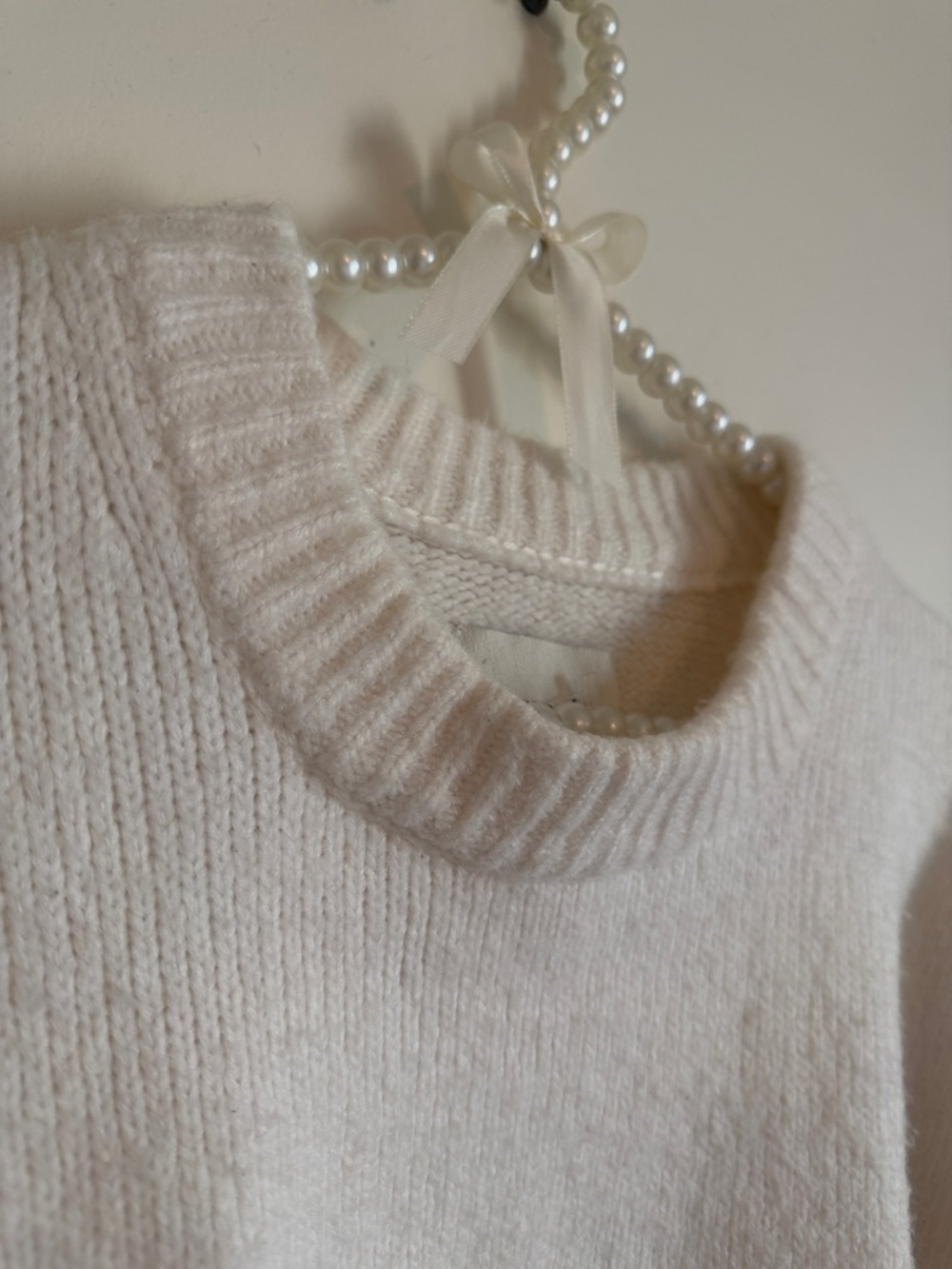 Abercrombie & Fitch Ivory/cream Crewneck Sweater - Picture 4 of 9